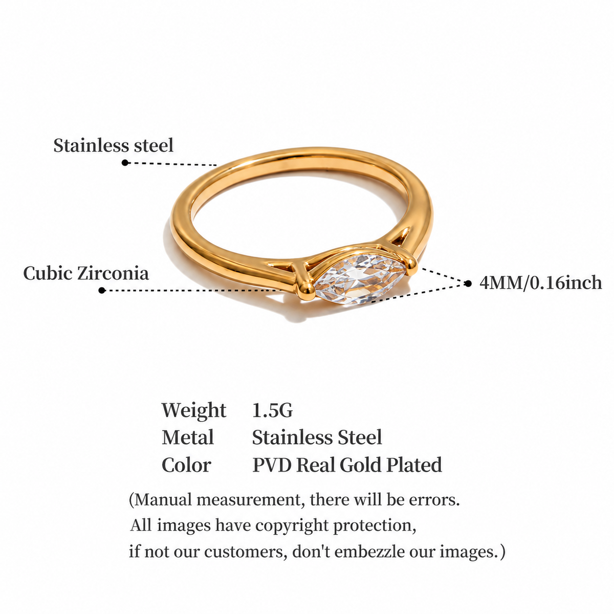 Katarina - Zirconia Ring