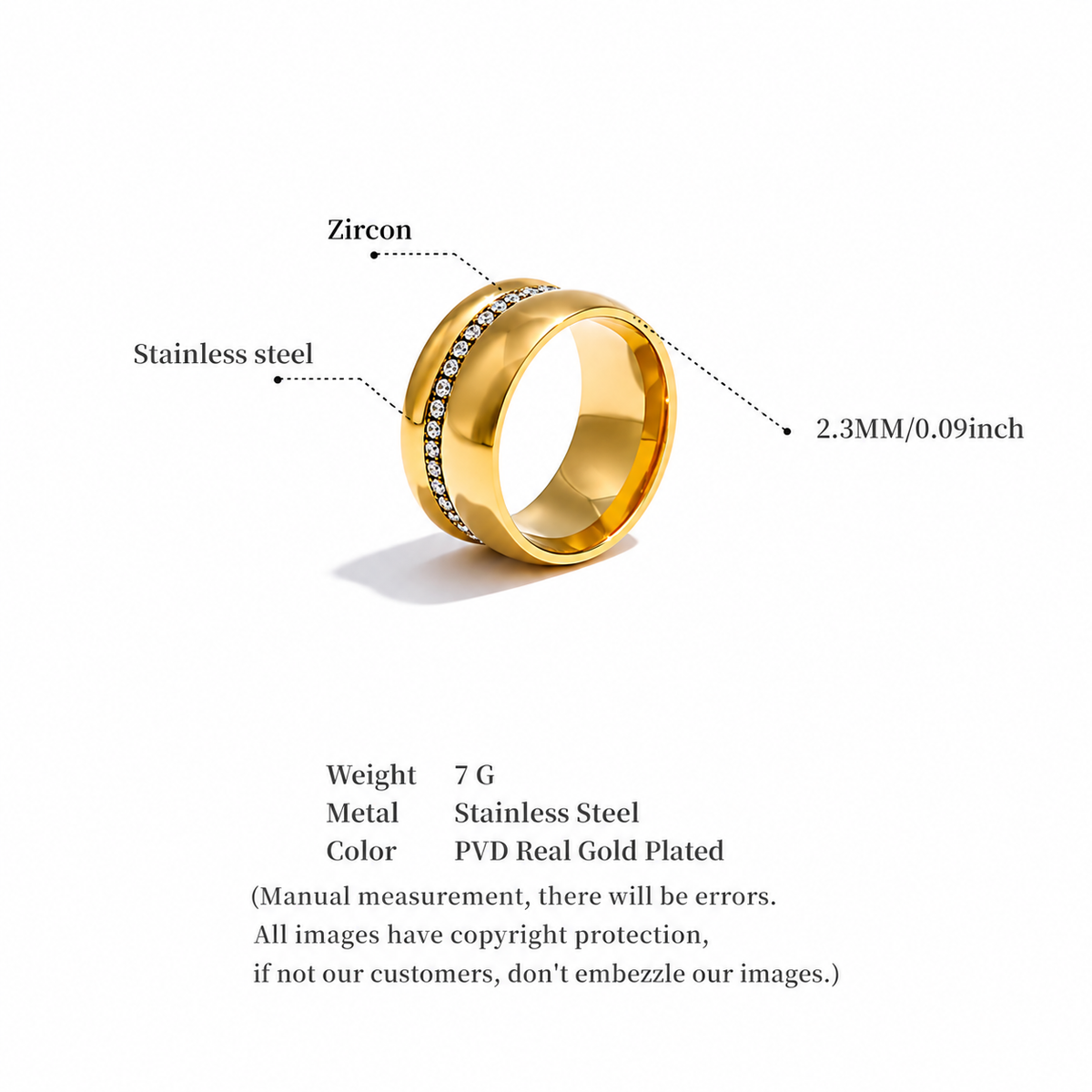 Ophelia - Zirconia Ring