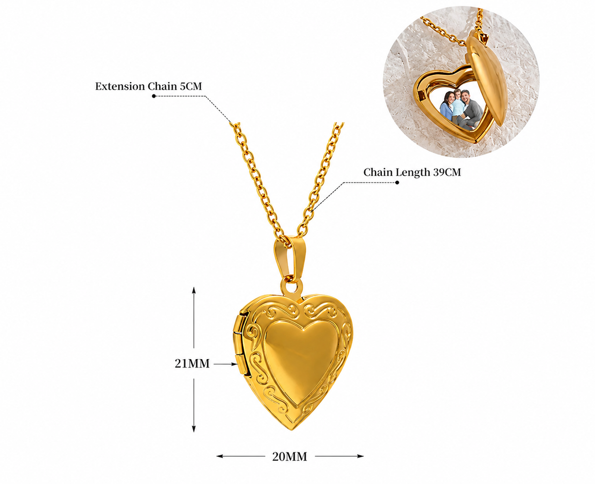 Rebecca - Heart Necklace