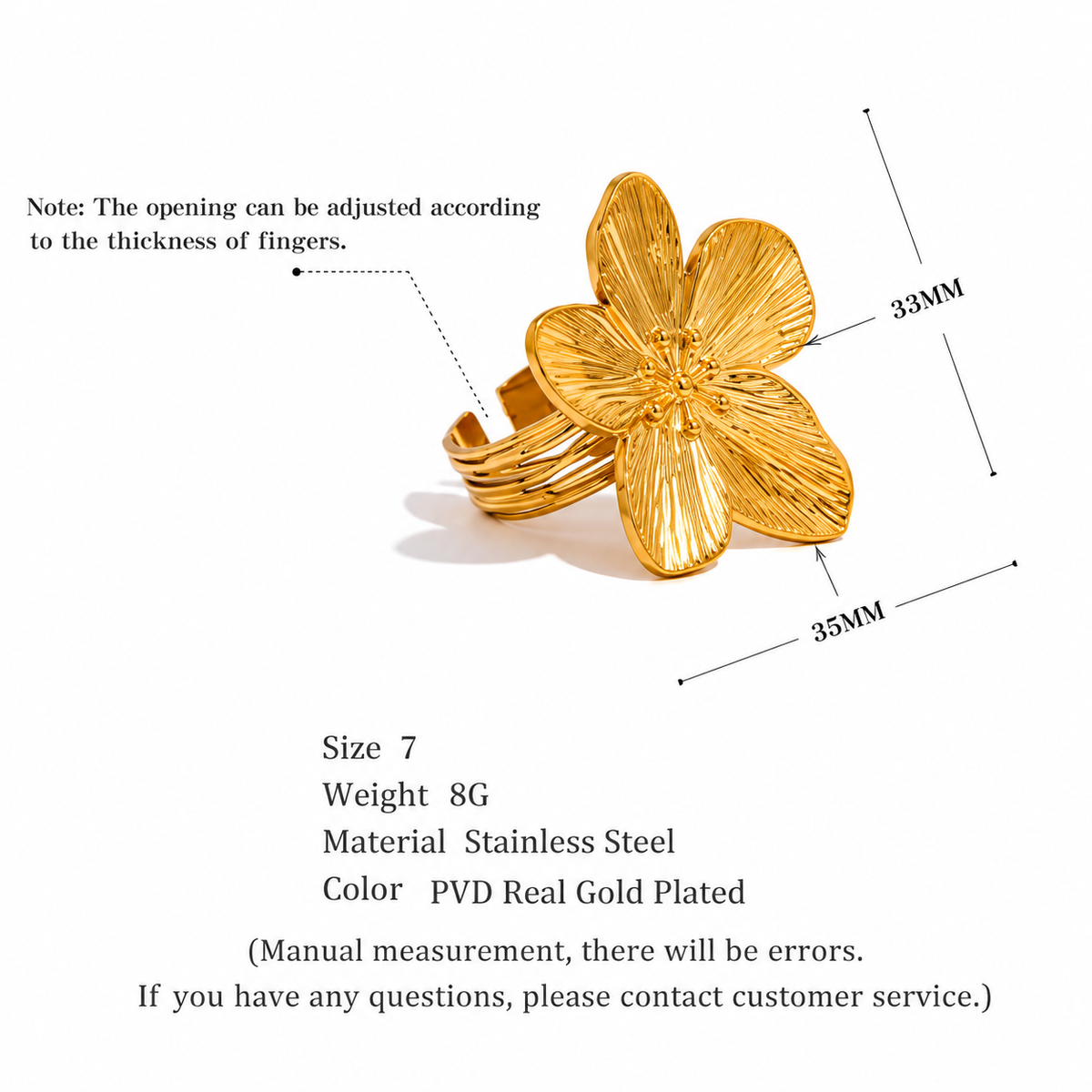 Serena - Adjustable Ring