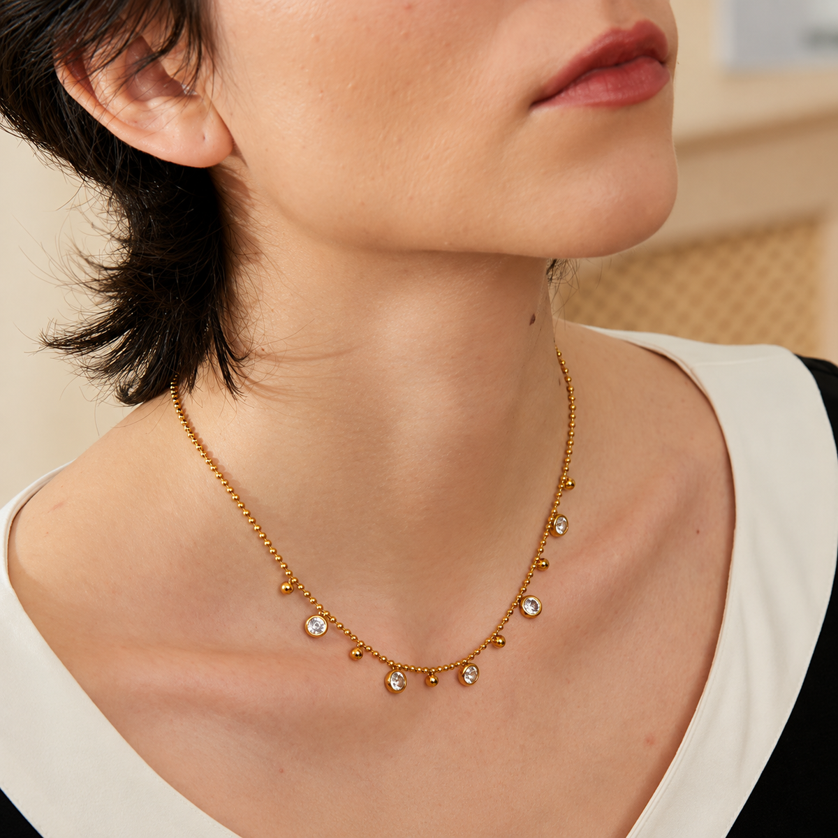 Cordelia - Zirconia Necklace
