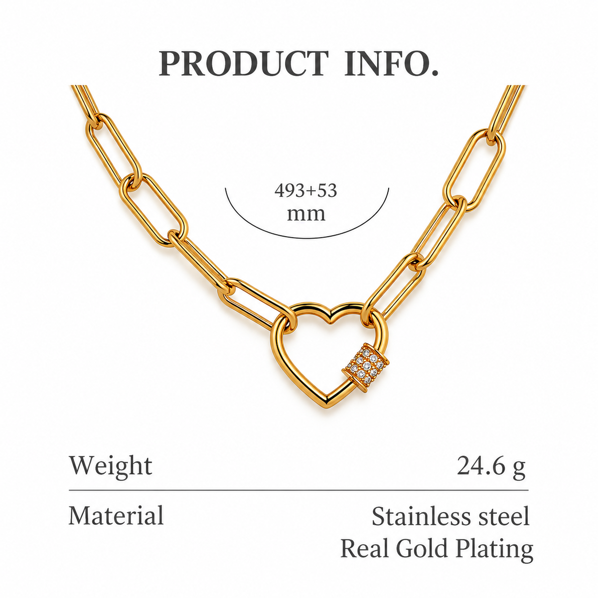 Amora - Zirconia Necklace