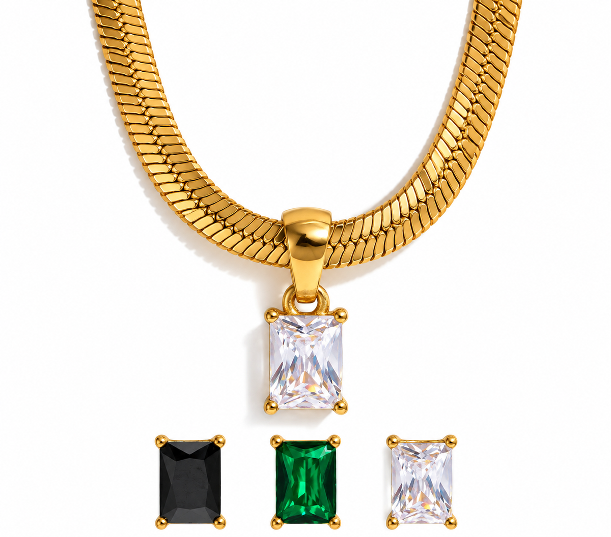 Esther II - Zirconia Necklace
