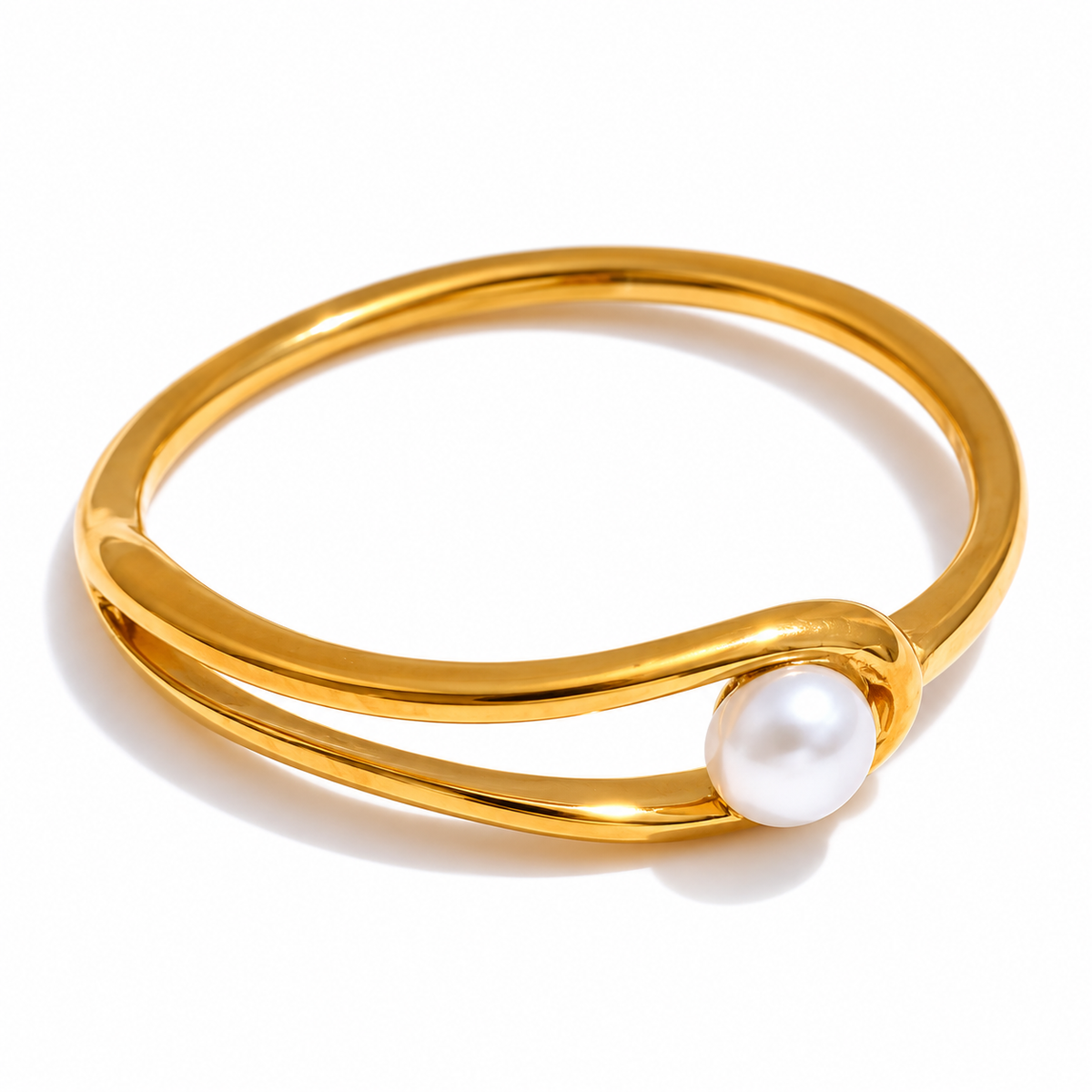 Jessa - Pearls Shell Ring