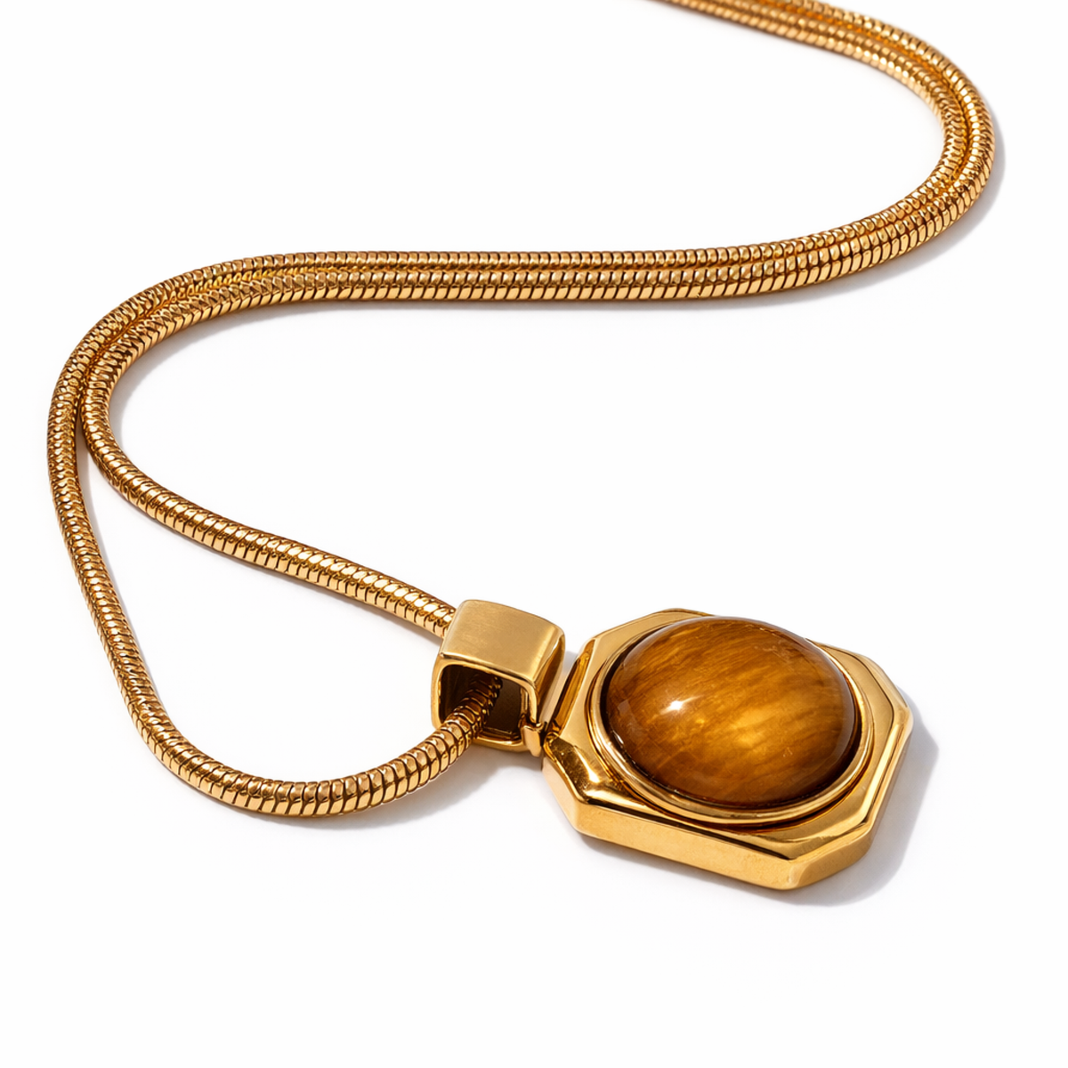 Stone Necklace by Jouliy