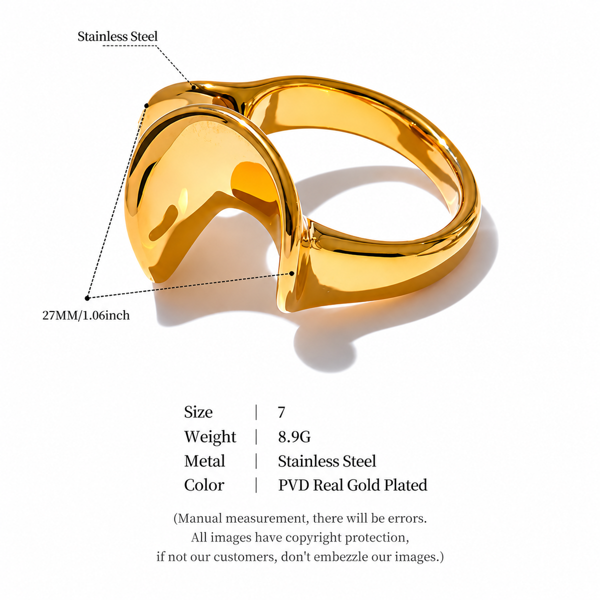 Roxie - Non-adjustable Ring