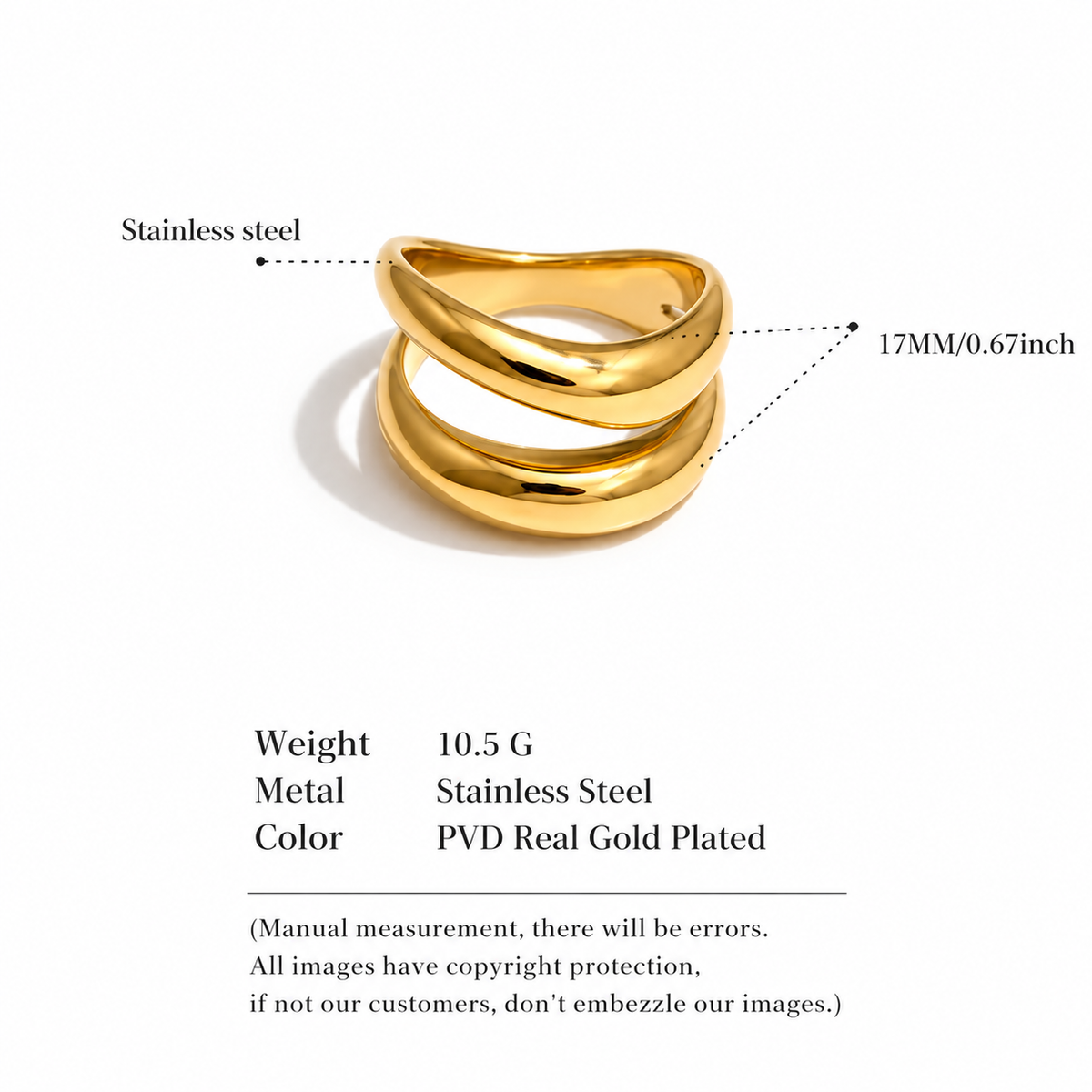 Petal - Non-adjustable Ring