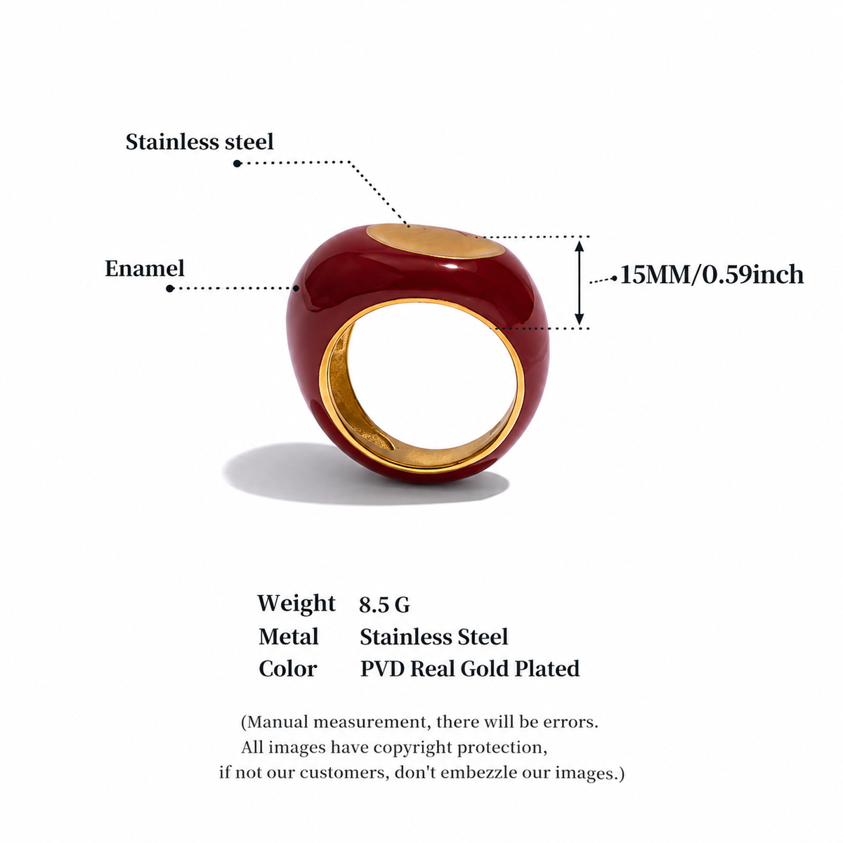 Penny - Non-adjustable Ring