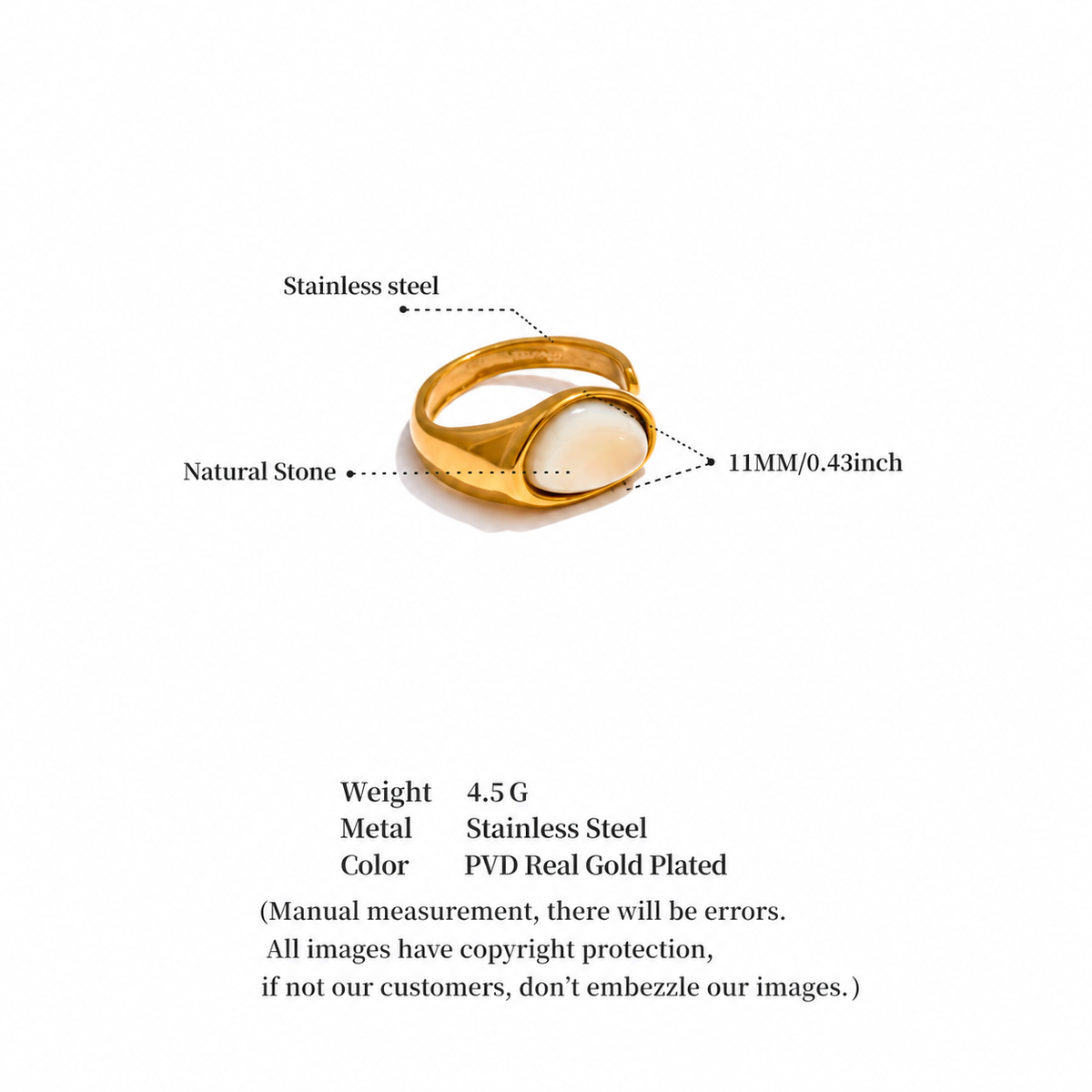 Frances - Stone Ring