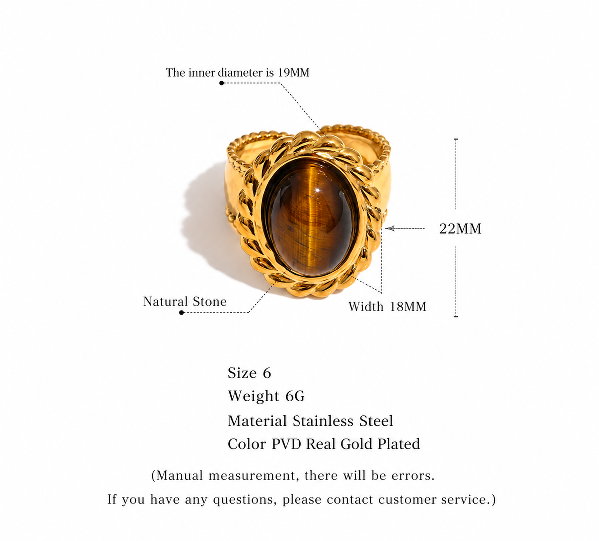 Corinne - Stone Ring