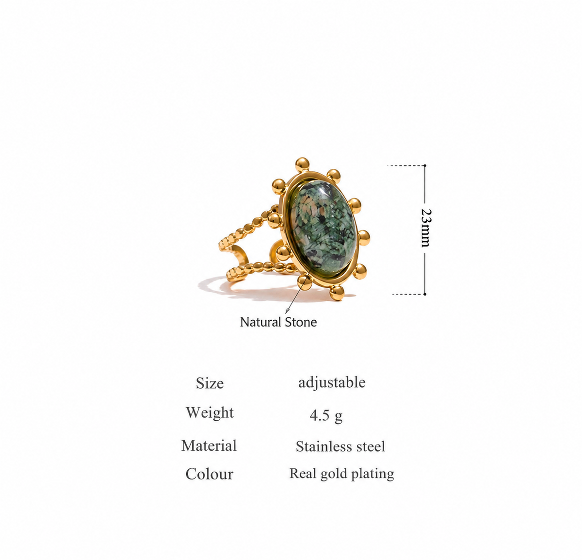 Bronte - Stone Ring