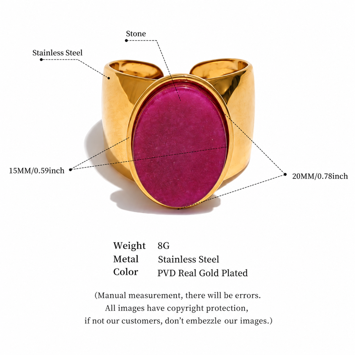 Arabella - Stone Ring
