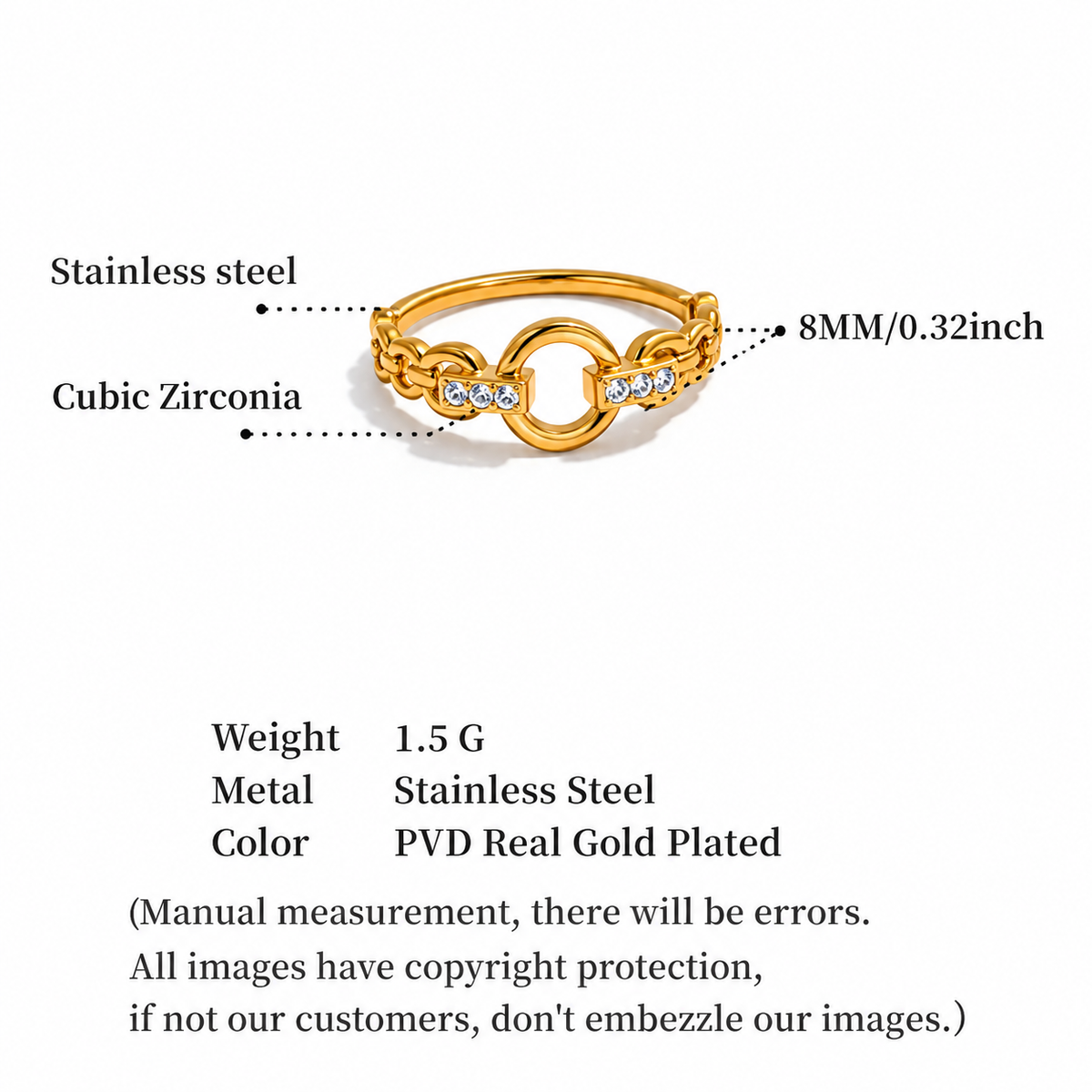 Gia - Zirconia Ring