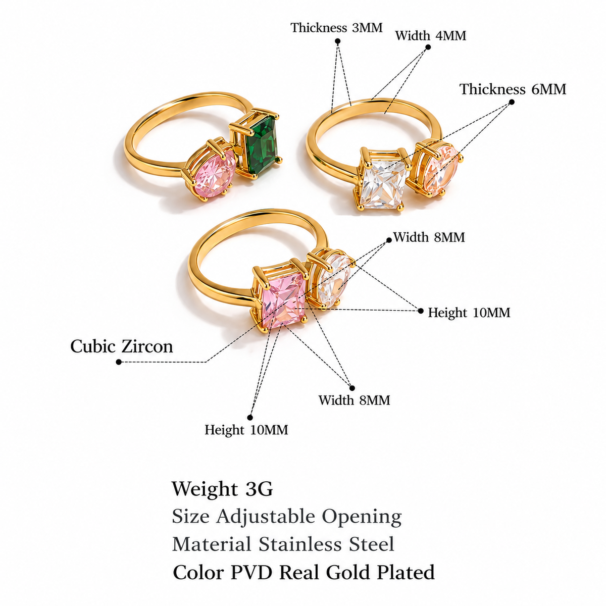 Lysandra - Zirconia Ring