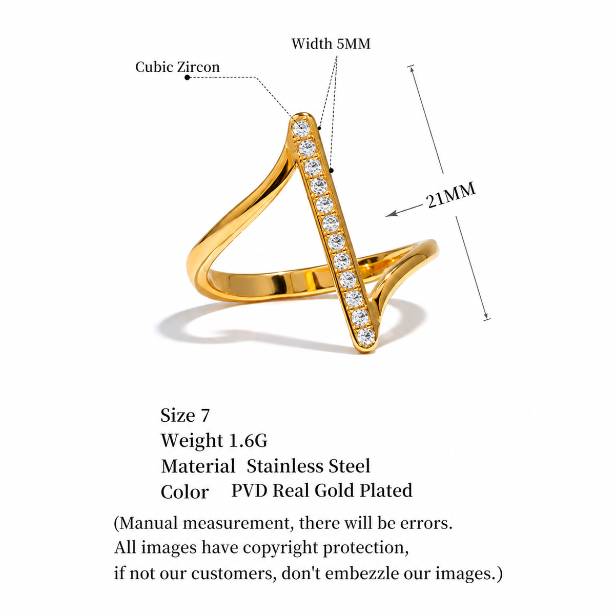 Octavia - Zirconia Ring