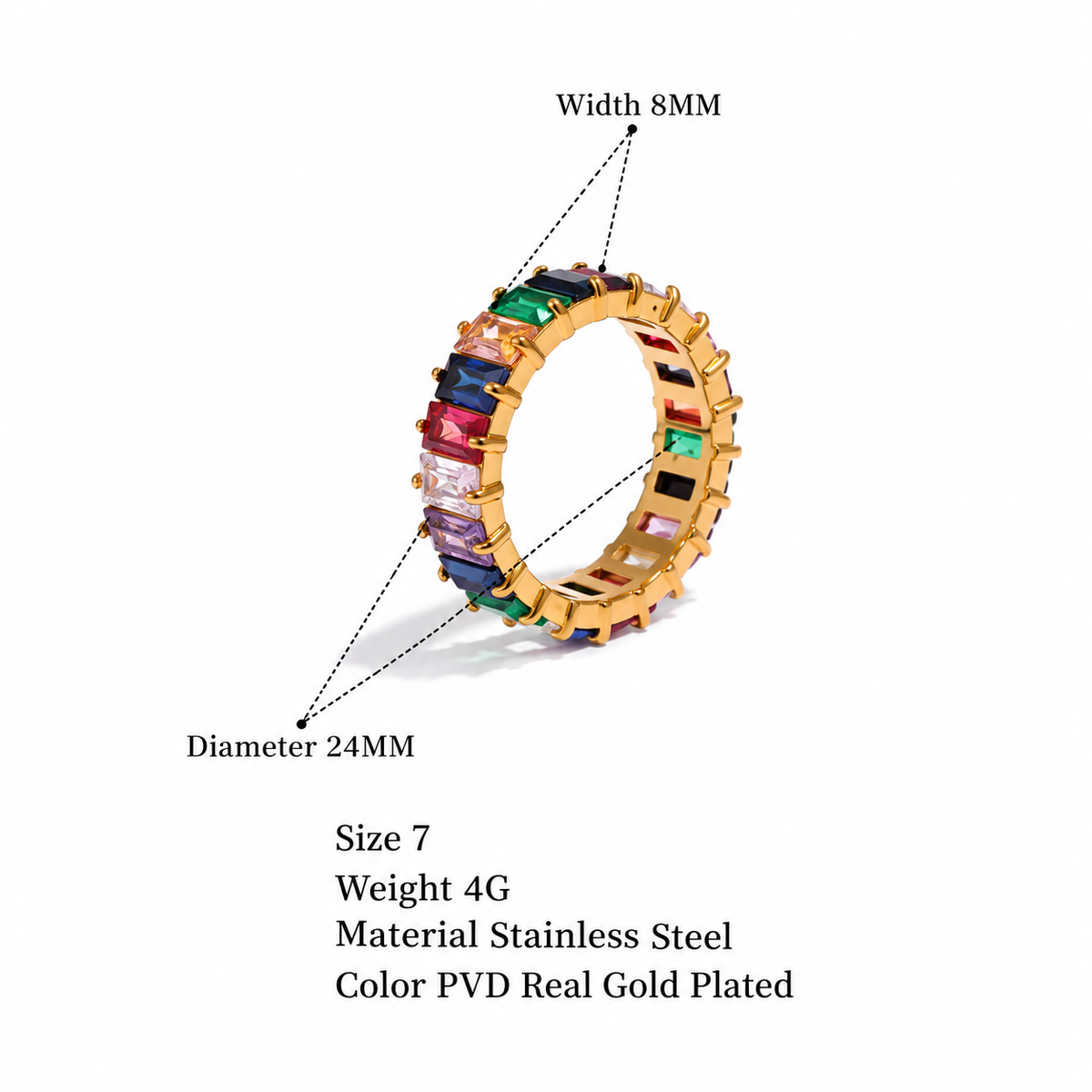 Harlow - Zirconia Ring