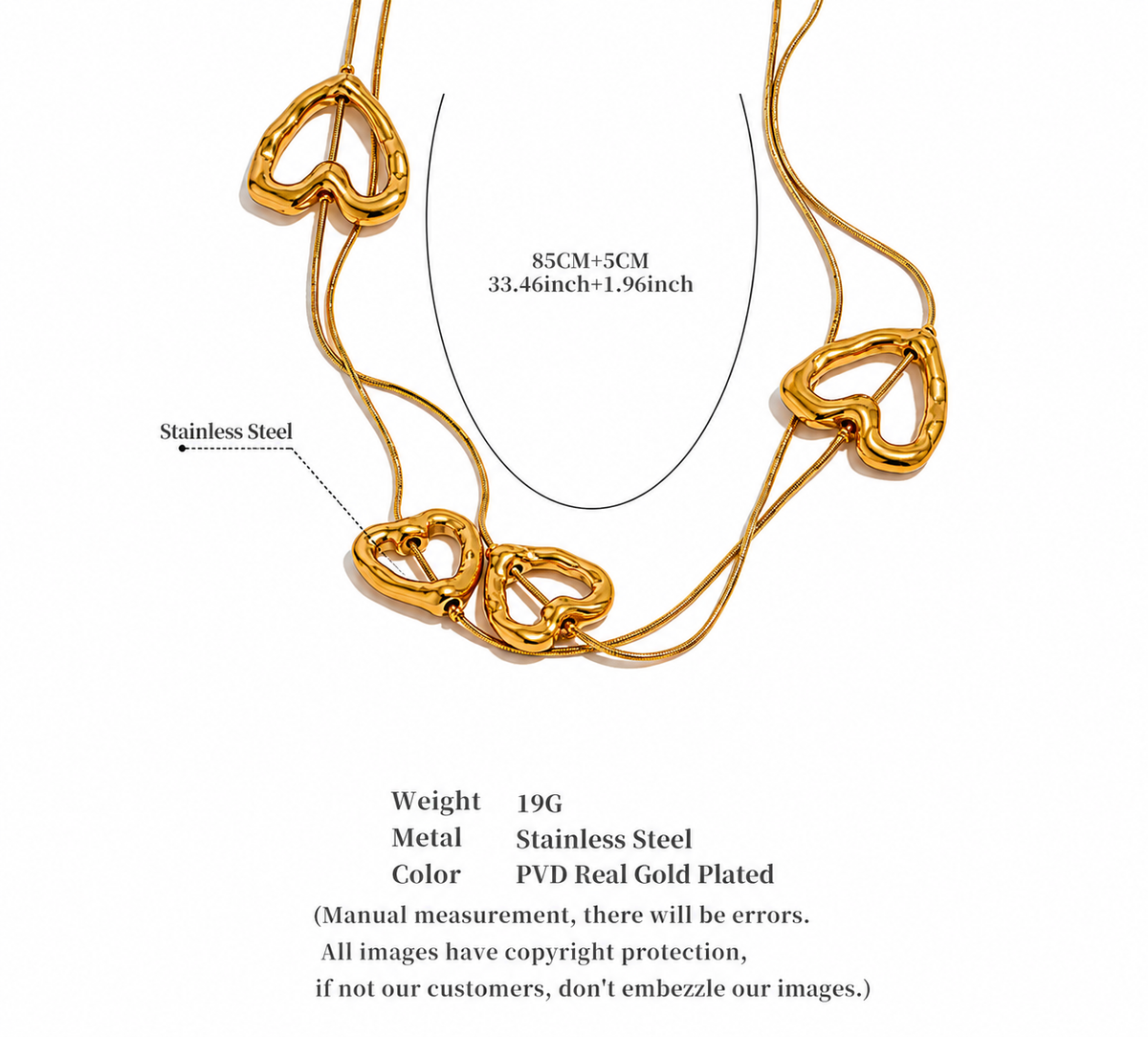 Naomi - Heart Necklace