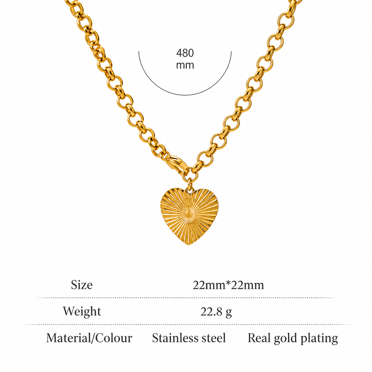 Paloma - Heart Necklace