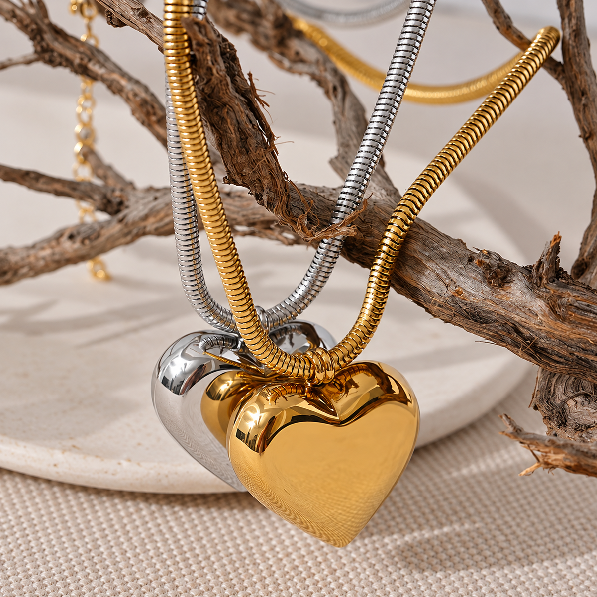 Juniper - Heart Necklace