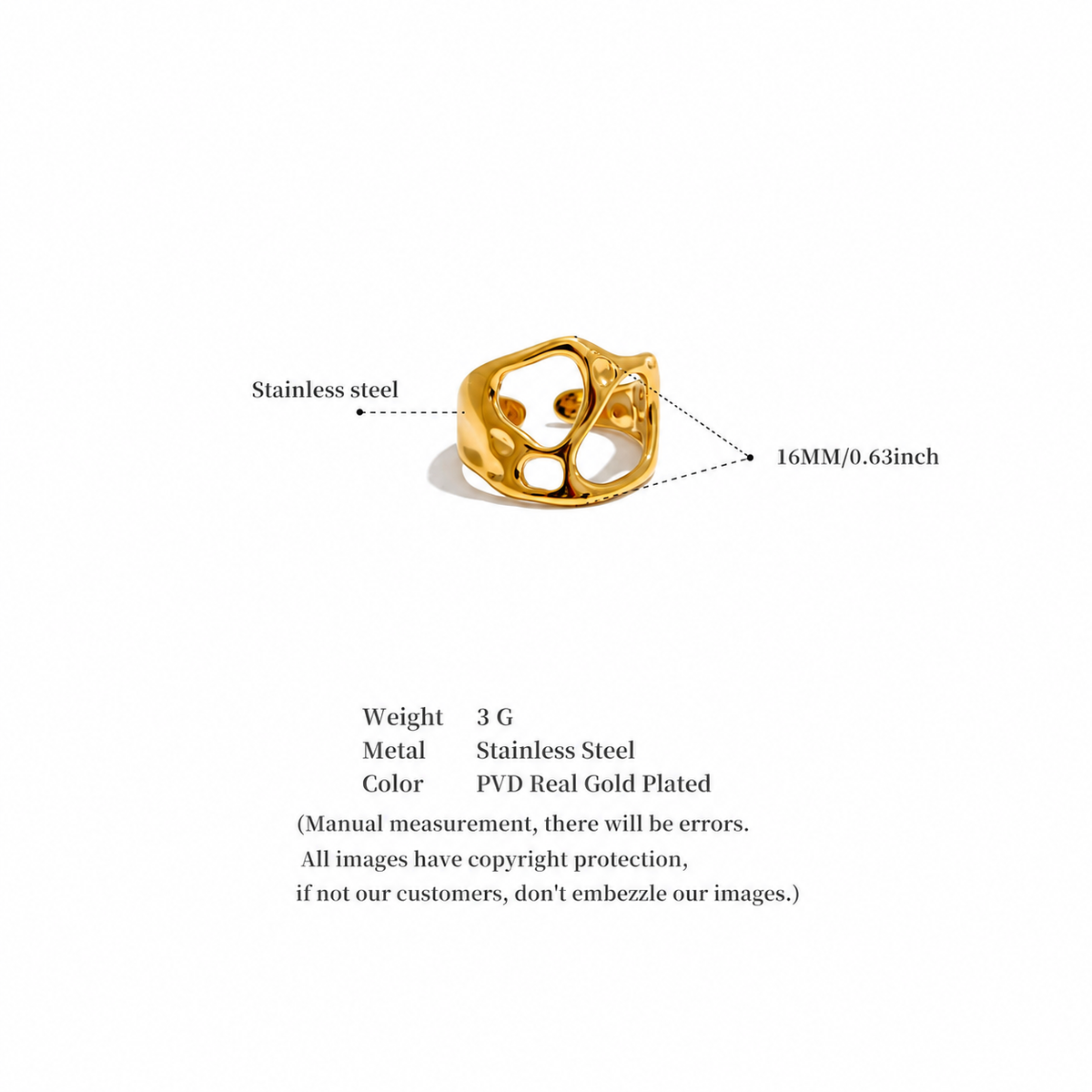 Sasha - Adjustable Ring