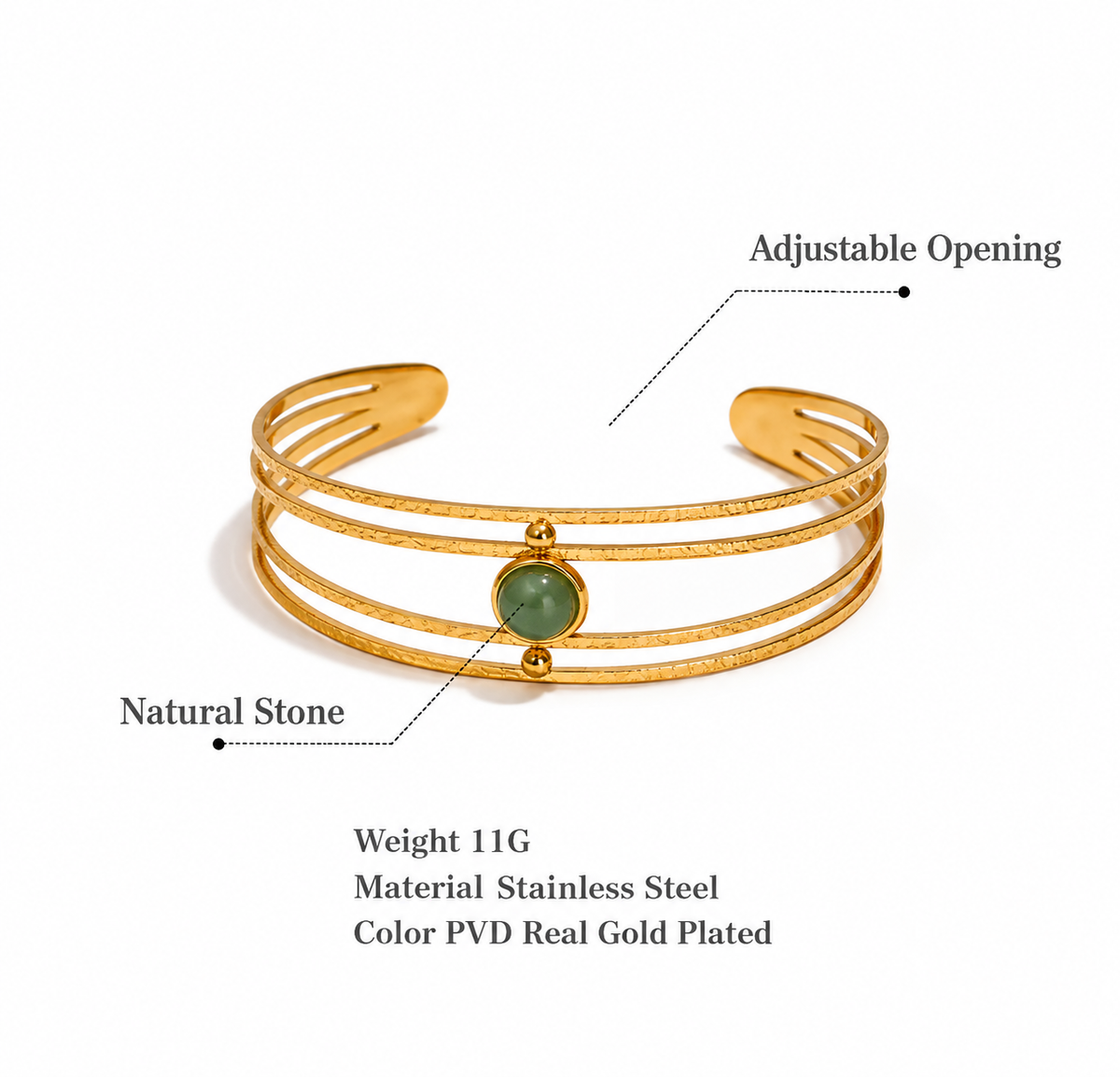 Whitney - Cuff Bracelet