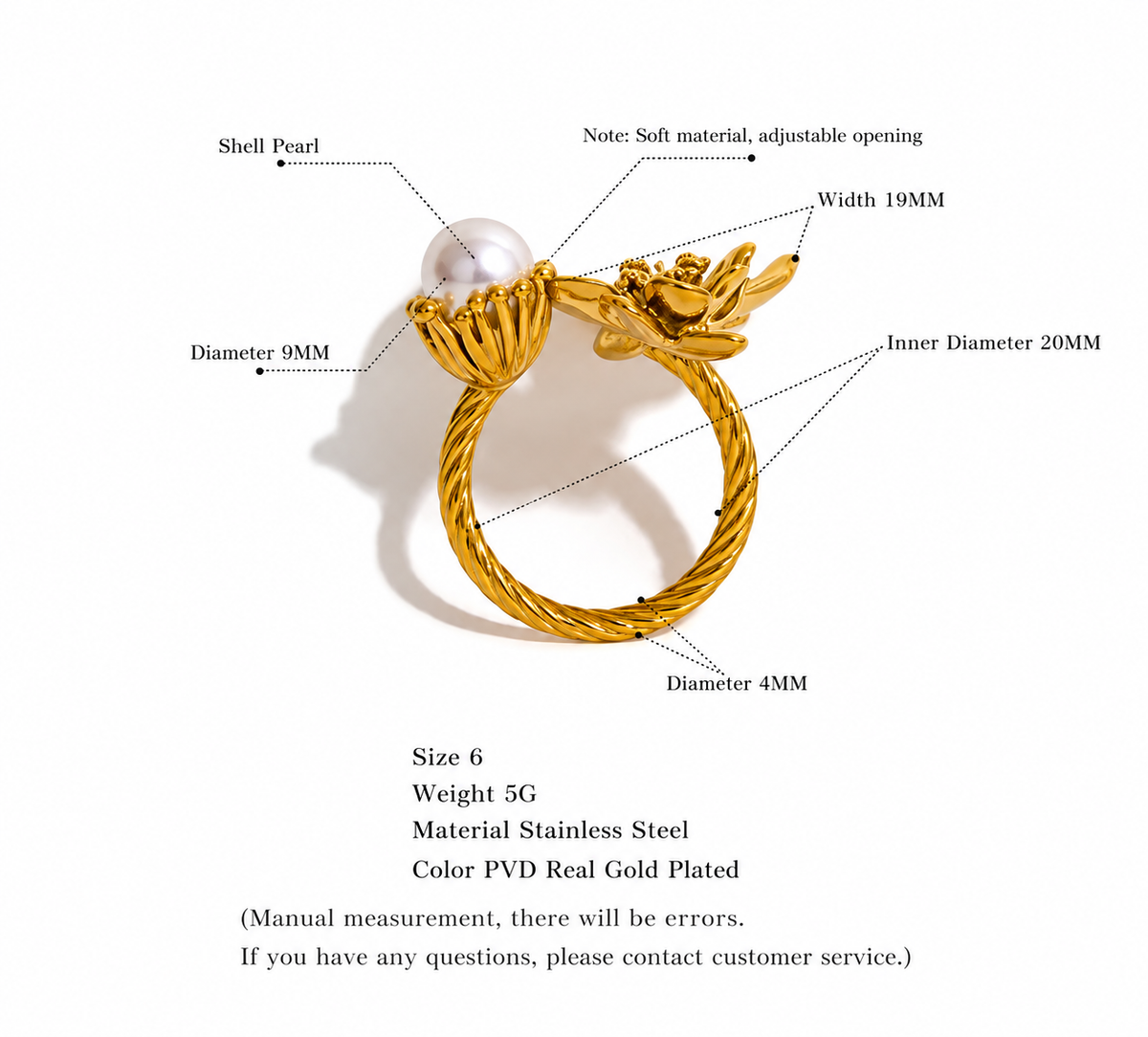 Abby - Adjustable Ring