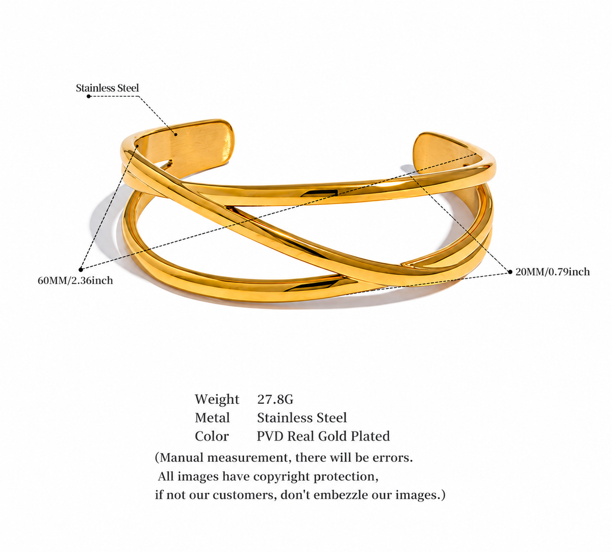 Ollie - Cuff Bracelet