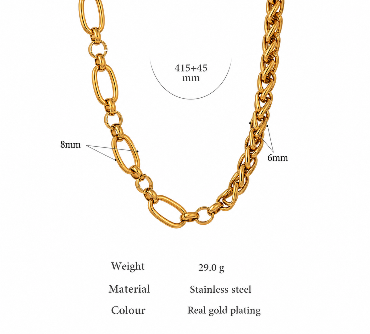 Rose - Chain Necklace