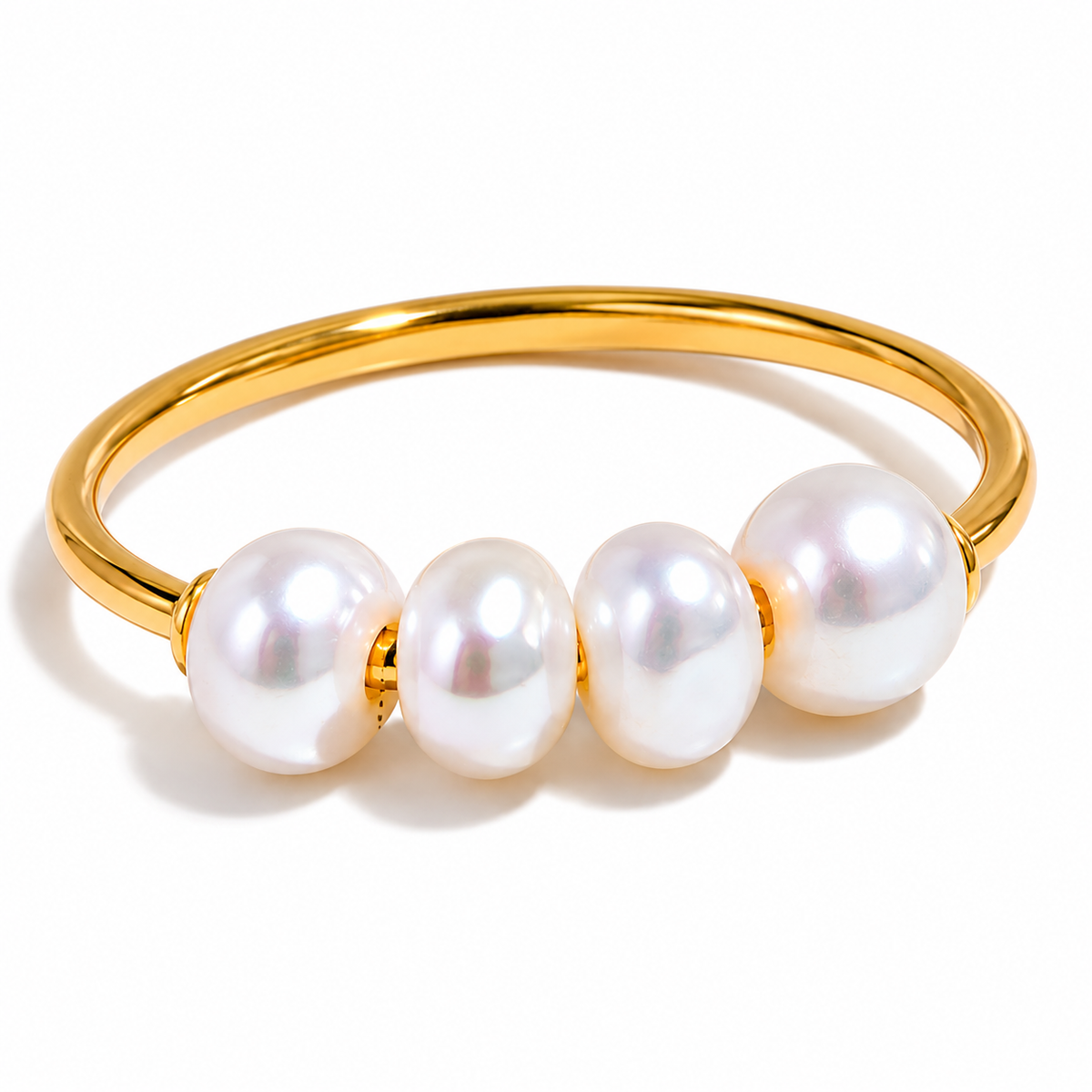 Valencia - Pearls Shell Ring