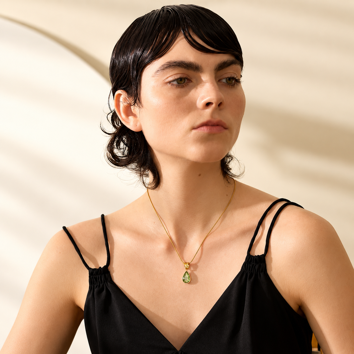 Opal - Zirconia Necklace