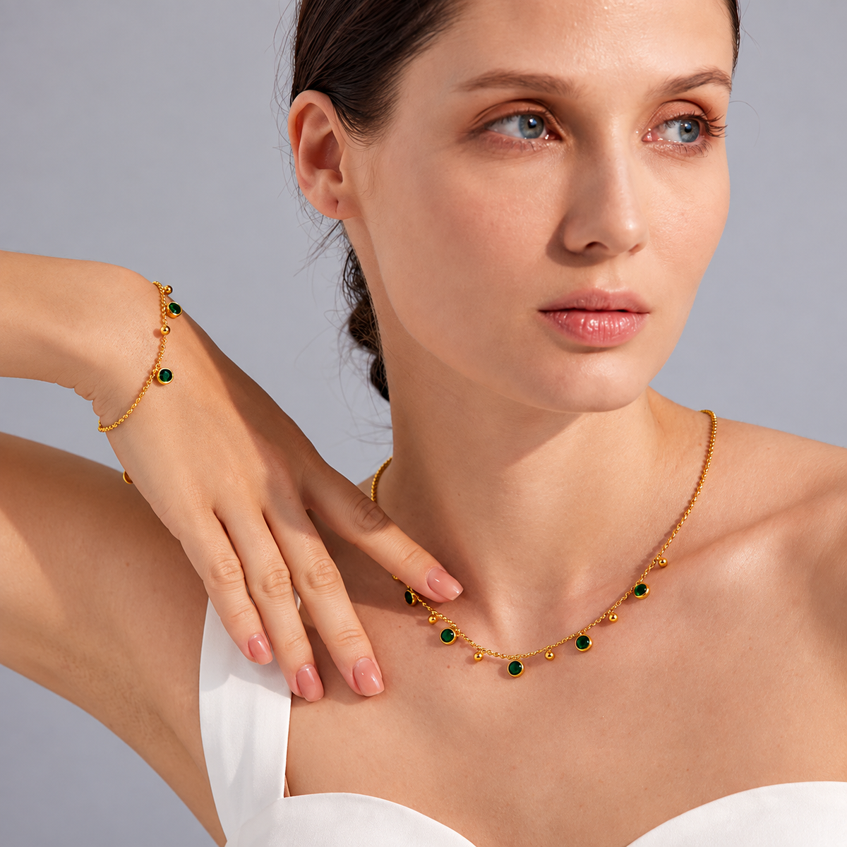 Cordelia - Zirconia Necklace