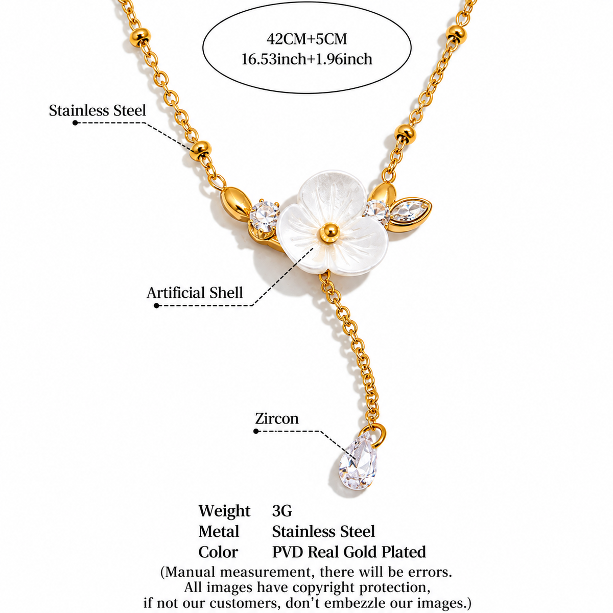 Camilla - Zirconia Necklace