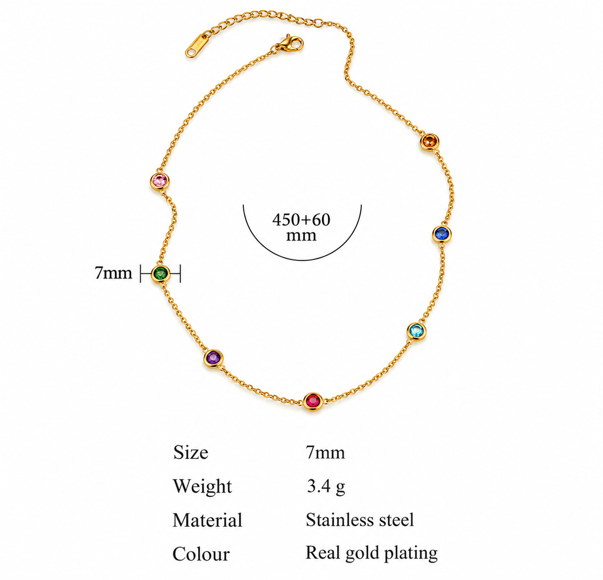 Glow - Zirconia Necklace