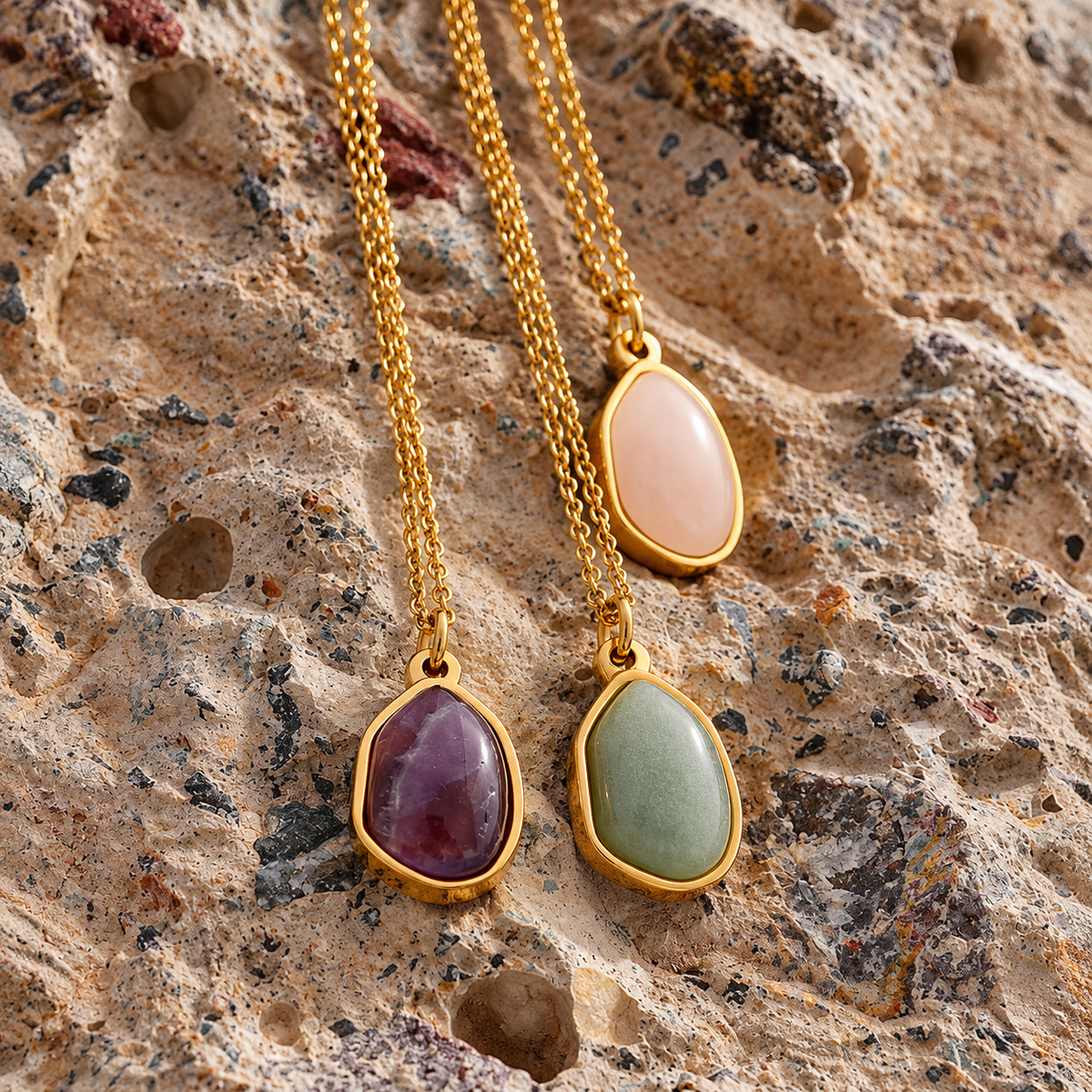 Lena - Stone Necklace