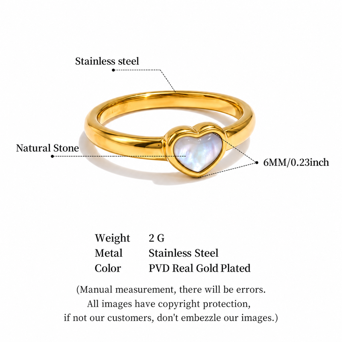 Harlow - Pearls Shell Ring