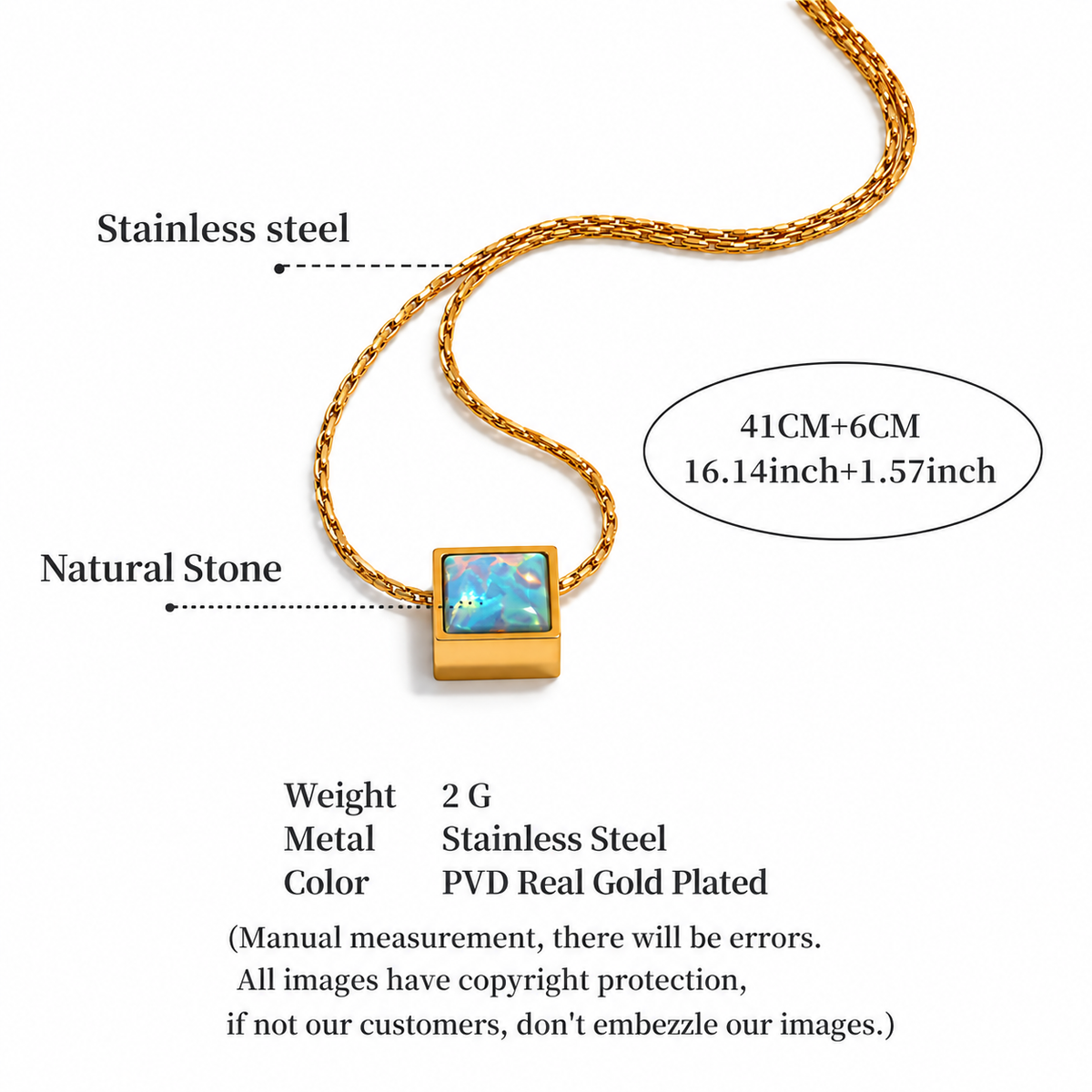 Pippa - Stone Necklace