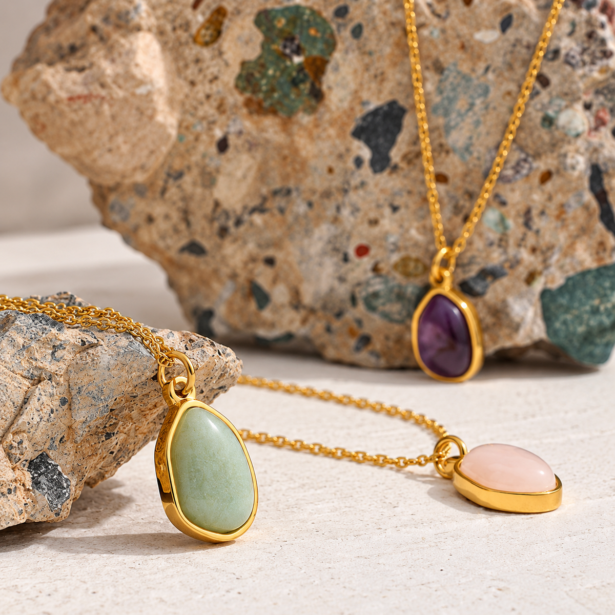 Lena - Stone Necklace