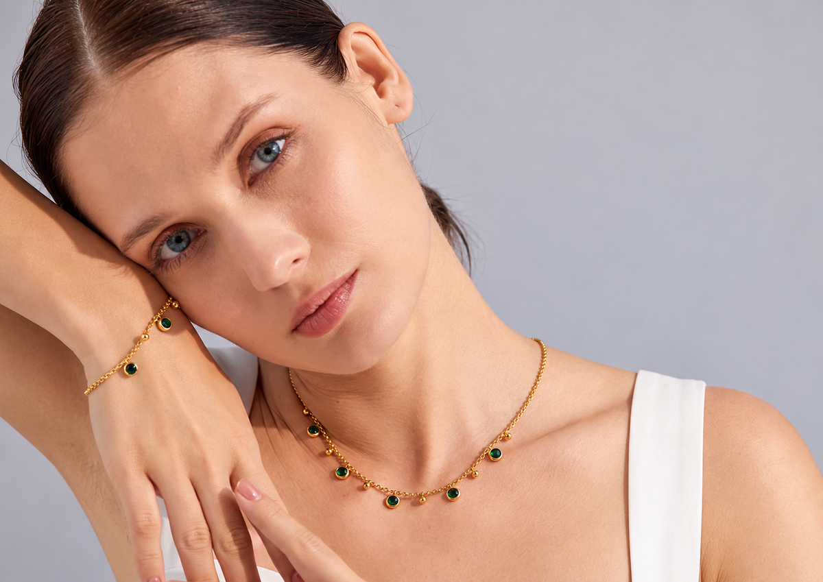 Cordelia - Zirconia Necklace