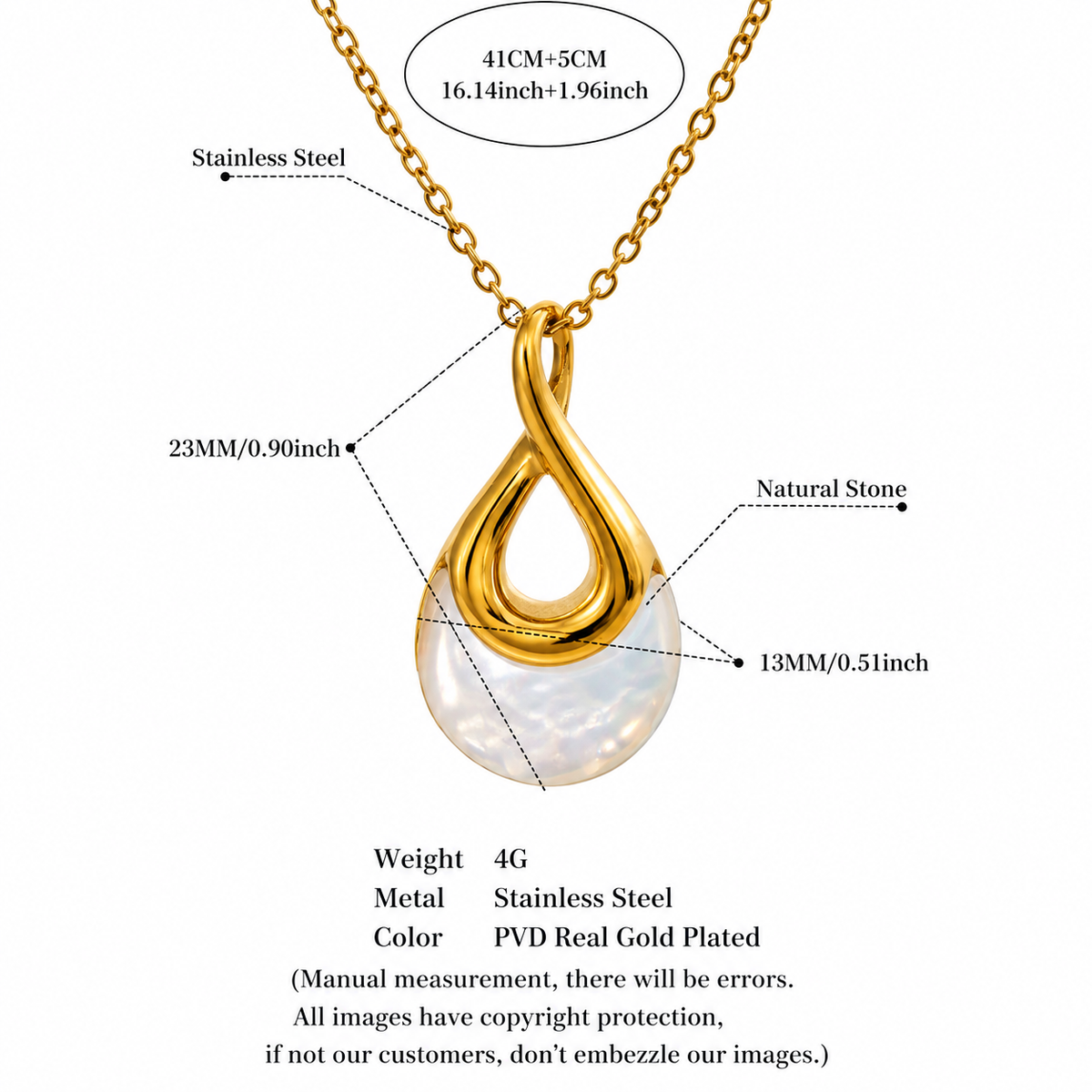 Lainey - Stone Necklace